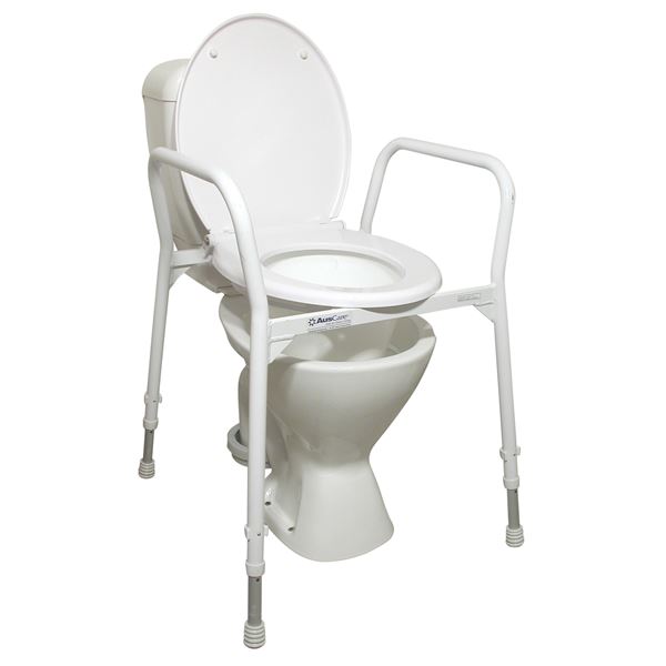 Homecraft Aluminium Over Toilet Frame with Seat Product Code NOV-AC02A or AUSBAT70067