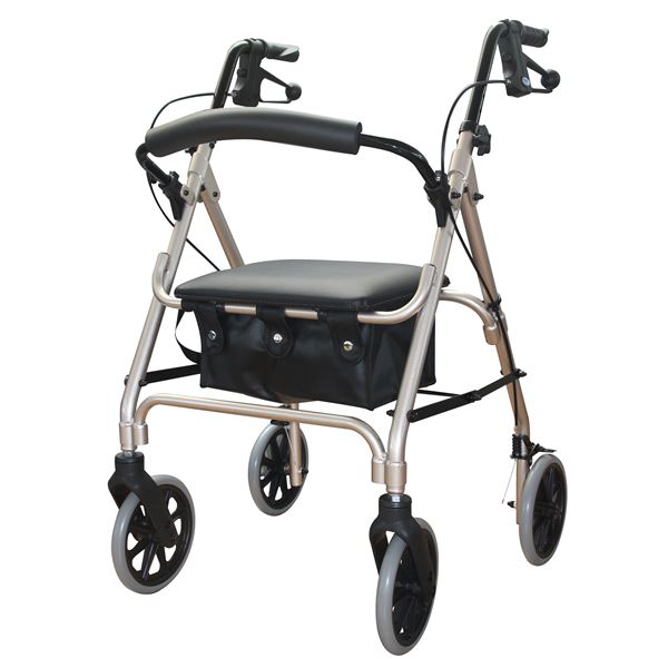 Days 105 Rollator Seat Walker, 8" Wheels, CHAMP