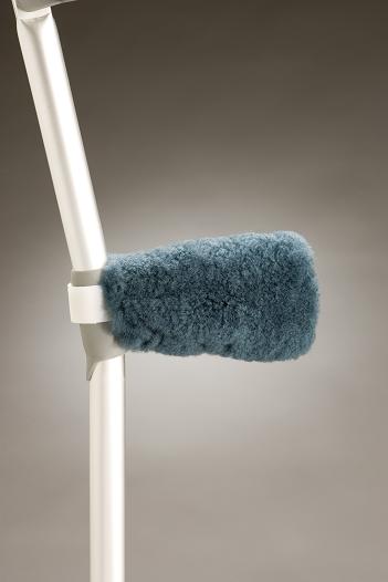 Sheepskin Hand Grip for Elbow Crutches.  Product Code 400SH