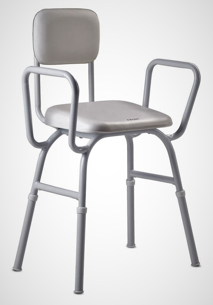 Shower Stool – Padded with Backrest Product Code AG0440