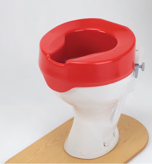 Raised Toilet Seat - "Ashby" 50 mm. RED Product Code 091538859