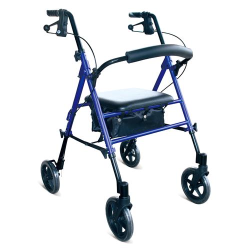 DAYSKD1012BLUE Rollator Seat Walker, 7.5" Wheels. Delivered to your