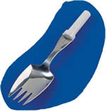 Kings Cutlery Modular Fork Splayed.  Product Code 5527
