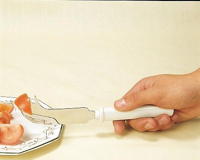 Nelson Knife Kings Cutlery One hand eating.  Product Code AA5597