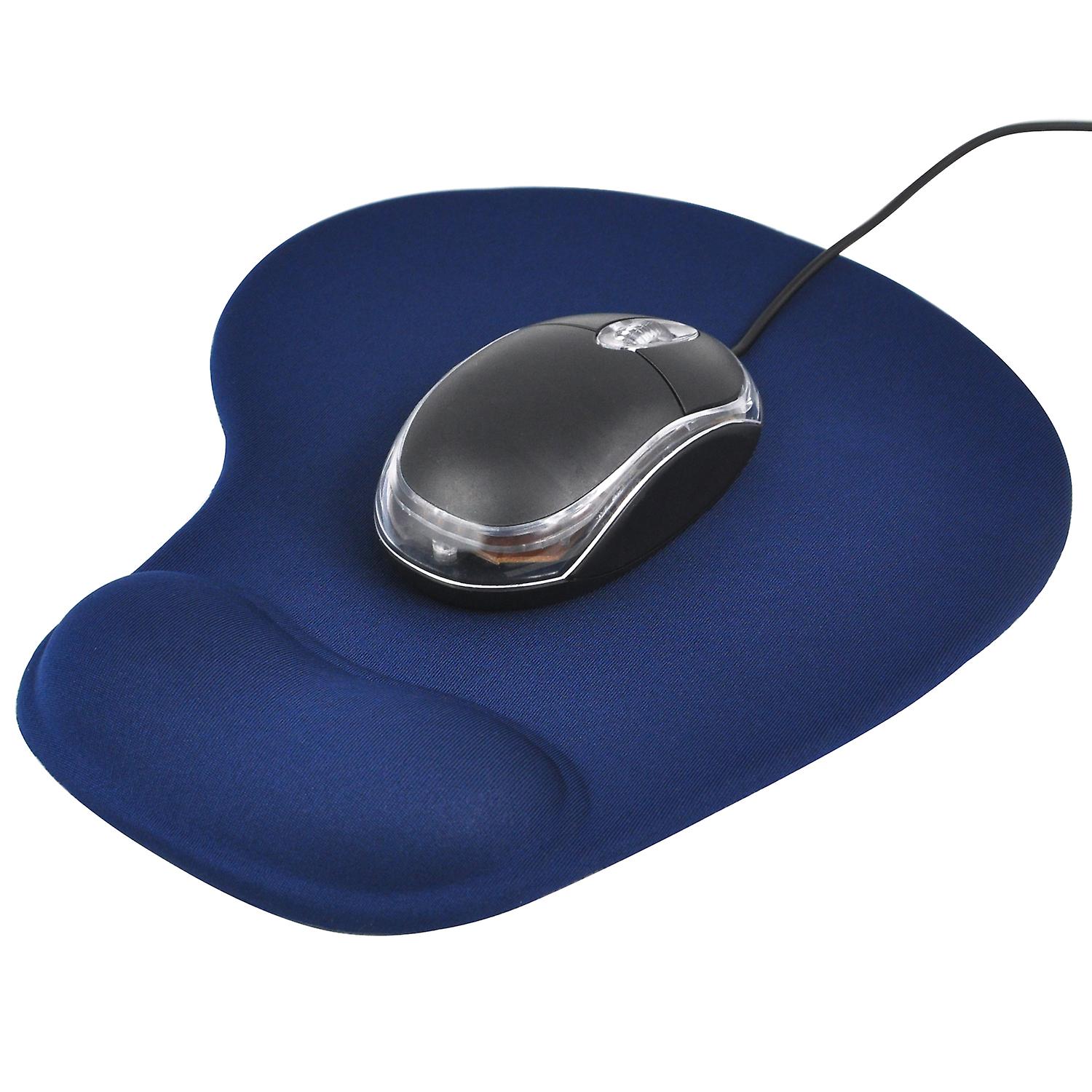 Mat Mouse Mice Pad Comfort Wrist Gel Rest Support Dark Blue Product Code Mice Pad 1 Blue