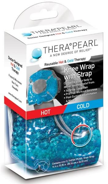 TheraPearl Knee Wrap with Strap Hot or Cold Pain Relief Product Code: PER-TP-RKW1