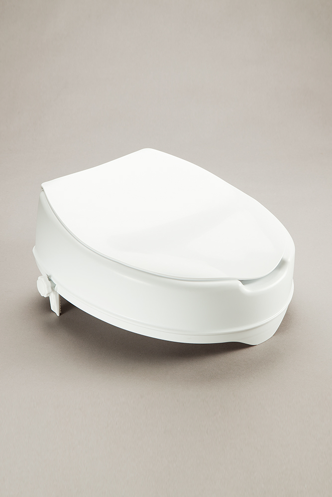 Raised Toilet Seat - "Roma" 150 mm with lid New Style Product Code B4108L