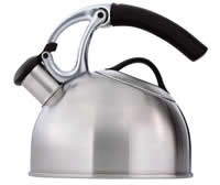 Brushed Stainless Steel Uplift Tea Kettle  Product Code 71190