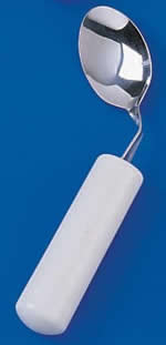 Queens Cutlery Right Hand Angled Spoon.  Product Code AA5512RA