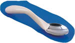 Caring Cutlery Right Angled Spoon.  Product Code aa5573R