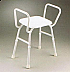 Shower Stool Padded with Arms Care Quip Product Code AG0470