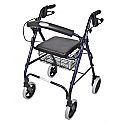 Days Seat Walker with Handbrakes and Curved Backrest, Blue Product Code:MFI-MOBWAL70493