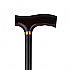 Walking stick Timber Handle Adjustable Black Product Code 580BL
